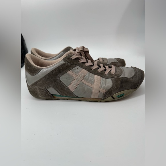 Vintage Diesel Avy Women’s Leather Sneakers Sz. 8.5 Y2k - Picture 1 of 4